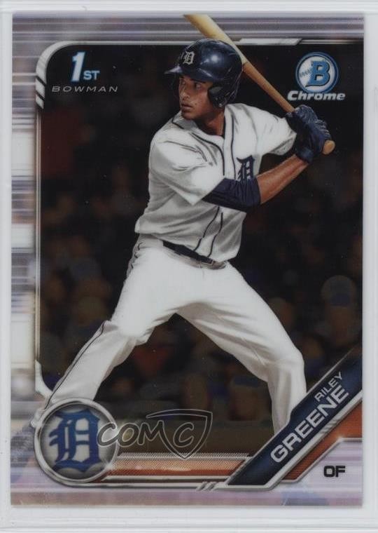 2019 Bowman Draft Chrome Riley Greene (Batting) #BDC-50 1t2c