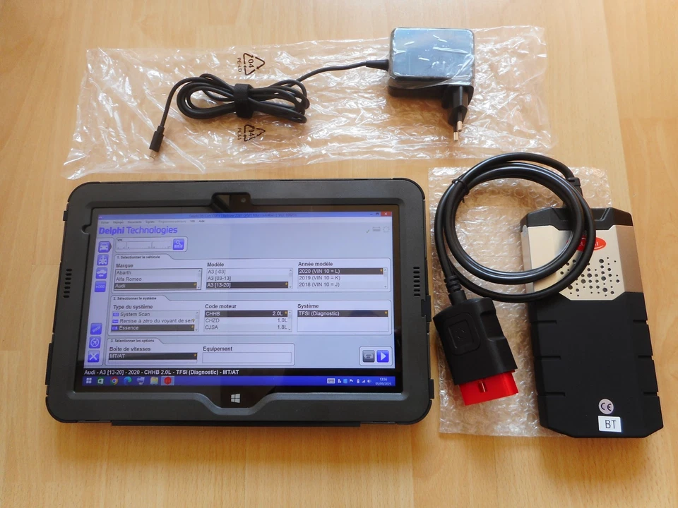 Valise Diagnostique Auto Multimarques + Tablette DELL Venue 11 Pro OB Diagnostic - Photo 2/4