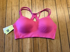 NWT All in Motion Women's Pink High Impact Sports Bra Size L Racerback Support