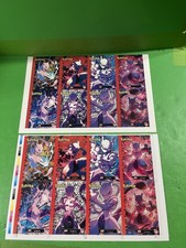 Pokémon TEAM ROCKET Cards Uncut Sheet Set Mewtwo Mew Blue And Silver Variant