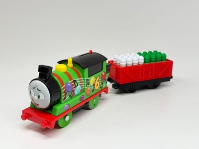 Thomas & Friends TrackMaster Percy  Motorized Train + Custom Cargo Car