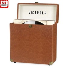 Collector Vinyl Storage Case Heavy Duty Record Holder W/ Easy Carry Handle New