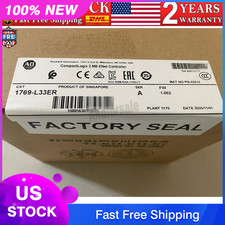 Allen-Bradley AB 1769-L33ER / A CompactLogix 2MB Enet Controller US Free Tax