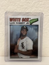 2026 Topps Heritage Luis Robert Jr Chrome Parallel Card Chicago White Sox #166