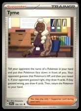 Tyme 190/191 Uncommon Surging Sparks Pokemon NM