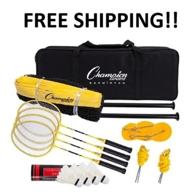 CHAMPION Tournament Series Badminton Set, Free Shipping, NEW!