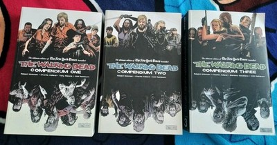 THE WALKING DEAD COMPENDIUM VOL 1-3 Robert Kirkman & Walking Dead Chronicles