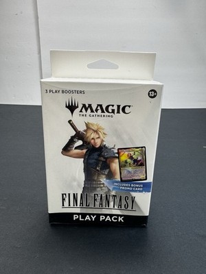 Magic The Gathering: Final Fantasy Play Pack New In Box With Promo Hanger Box