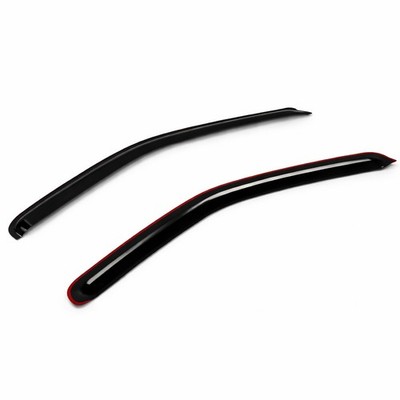 Smoke Tinted Out-Channel Vent Visor Deflector 2pc For 2008-2016 Dodge Challenger