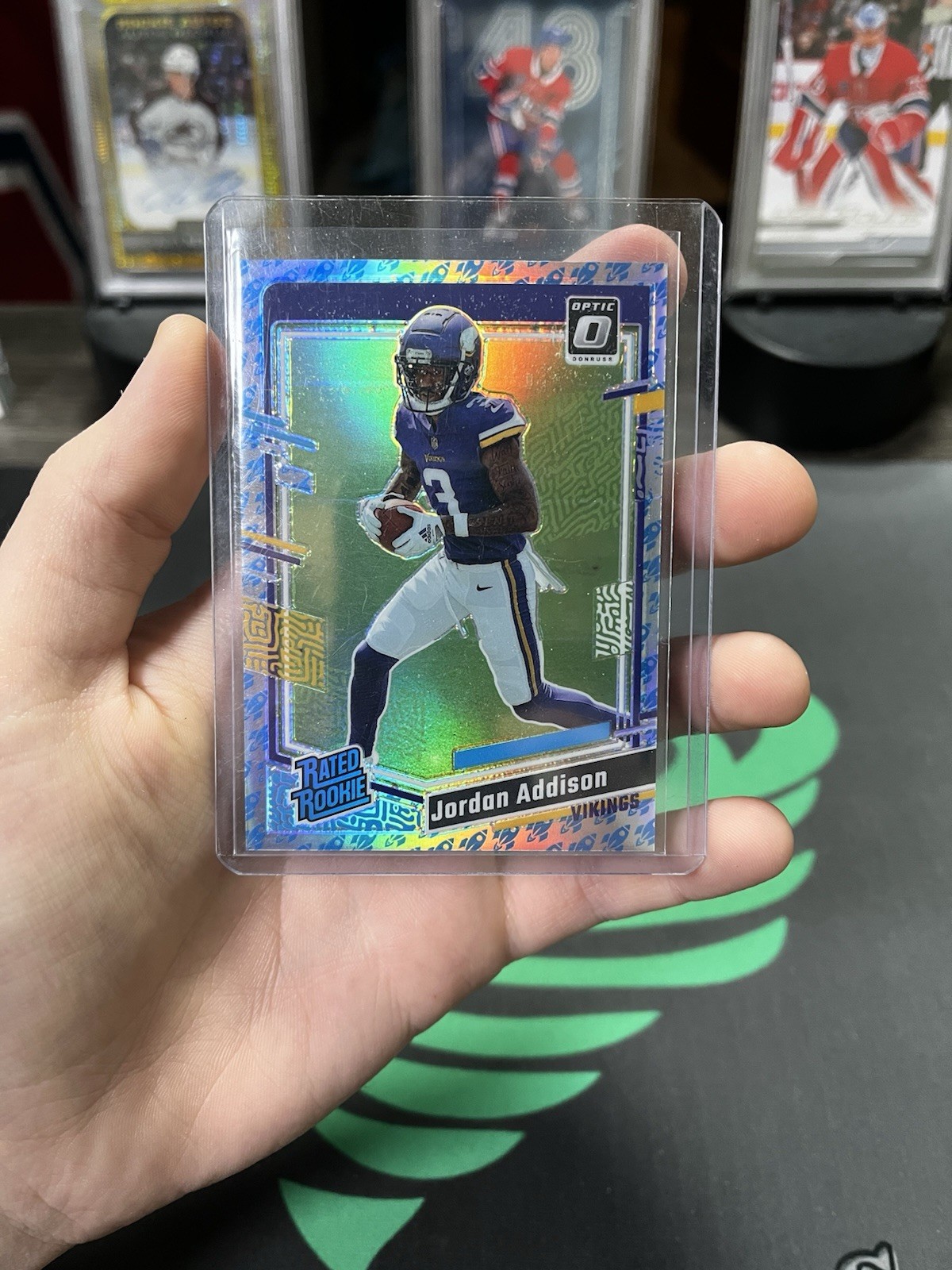 2023 Panini Donruss Optic - Rated Rookie Jordan Addison #271 Rocket Prizm (RC)