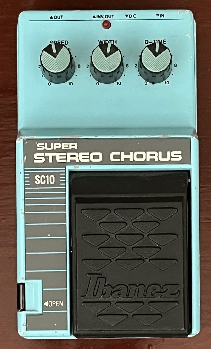 Ibanez Super Stereo Chorus SC10 Guitar Effect Pedal Tested Works