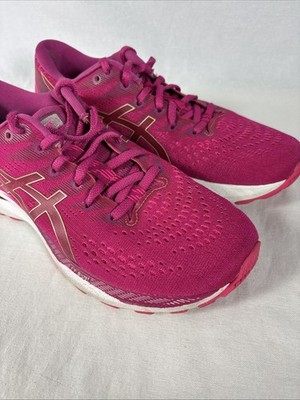 Size 8.5 - Asics Gel Kayano 28 Fuchsia Red W for sale online | eBay