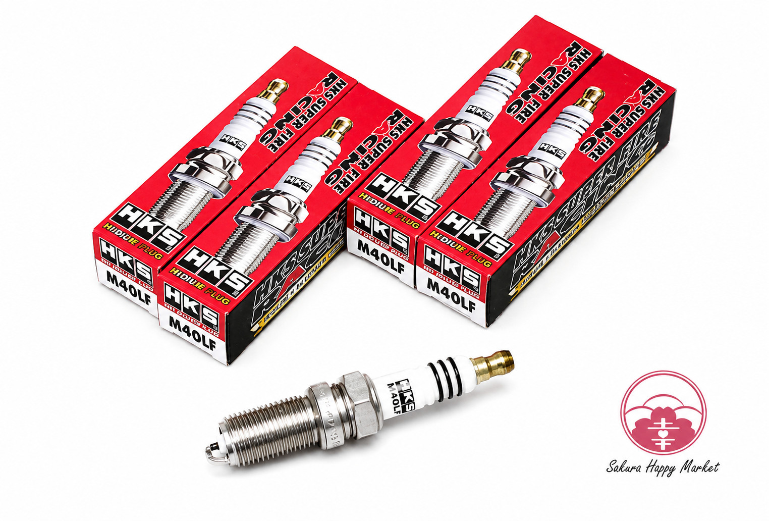 HKS 50003-M45i Super Fire Racing Iridium Spark Plugs Heat Range #9 Set of 6 