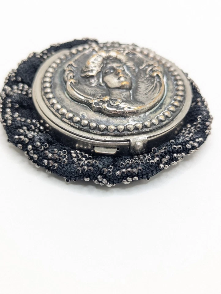 Антикварная женская сумочка-камея 1903 1900-е гг. из бисера в стиле модерн дамская свадьба - Изображение 3 из 4