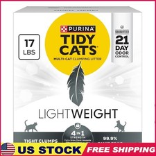 LightWeight  4-In-1 Strength Odor Control Multi Cat Low Dust Clumping Cat Litter