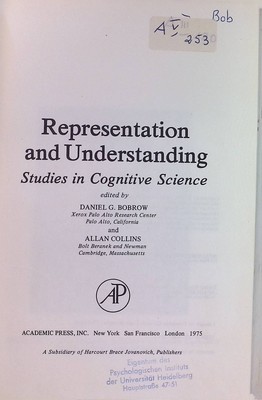 Representation and Understanding: Studies in Cognitive Science Language, 2161166