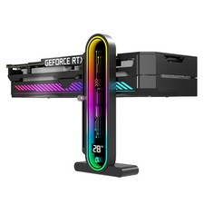 TGDGAMER ARGB GPU Support Bracket with Temperature Display  Ambient Case...