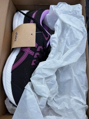Womens Asics Gel-Contend 8 AmpliFoam Black/Orchid Size 6
