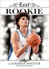 2025 Leaf ROOKIE CAMERON BOOZER RA-03 DUKE BLUE DEVILS Mint RC