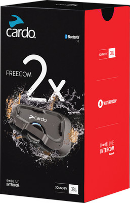 CARDO FREECOM 2X BLUETOOTH HEADSET SINGLE FRC2X003