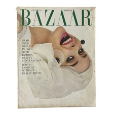 Harper's Bazaar Magazine April 1963 The Sleeping Beauties No Label GD Interior