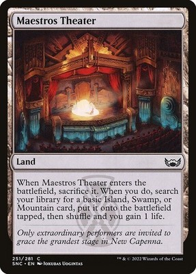 Maestros Theater Foil Streets of New Capenna 251 NM MTG