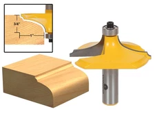 2-1/2" Dia. Thumbnail and Bead Table Edge Router Bit - 1/2" Shank - Yonico 13142