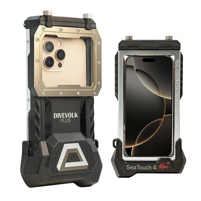 DiveVolk Seatouch 4 Max Plus Unterwasser Smartphone Gehäuse Schwarz