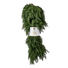 My Texas House 9ft Non-lit Natural Feel Cedar Green Artificial Christmas Garland
