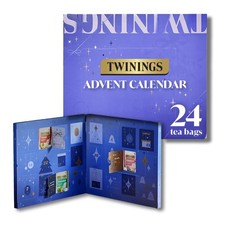 Advent Calendar 2025 Premium Tea Selection 24 Delightful Green & Herbal Infusion 0.01 per strip