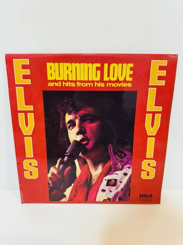 ELVIS PRESLEY "BURNING LOVE & HITS FROM HIS MOVIES VOL 2" VINYL LP 1972 - Picture 1 of 2