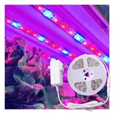 ZONE INDUSTRY CORP. Full Spectrum Grow Light Tape, 11.8 ft Flexible Strip Kit...