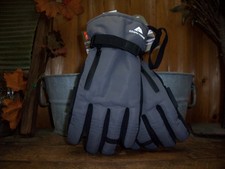 OZARK TRAIL WOMENS GRAY SKI GLOVES SIZE LARGE/XL OUTDOOR SPORTS FLEECED LINED