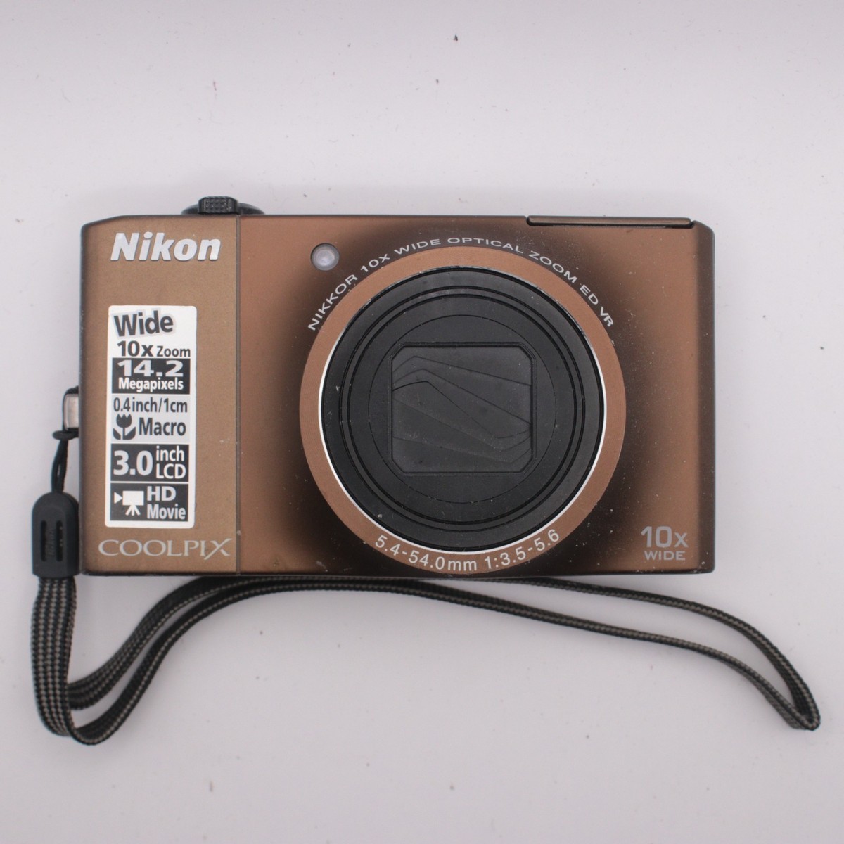 Vintage 2000s Nikon Coolpix S8000 Nikkor 10x Optical Zoom Digital
