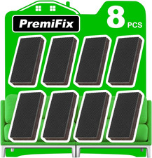 Rectangle Non Slip Furniture Pads 8 Pieces 1X2 Inch, anti Slip Rubber Furniture
