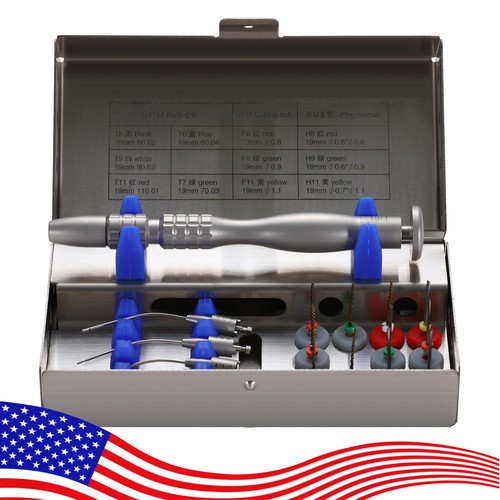 Kit sistema rimozione endodontica estrattore lime rotte dentale strumenti canale radicolare endo - Foto 12 di 24