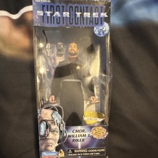 Playmates Star Trek First Contact Cmdr. Riker Vintage Collectible Figure