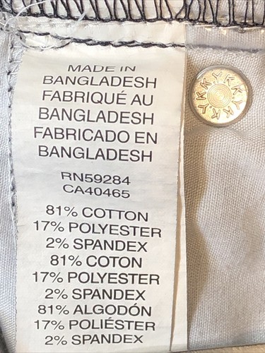 Girls Place Super Skinny Sz14 Dark Wash Black Flat Front Stretchy Denim Jeans PO - Picture 10 of 11