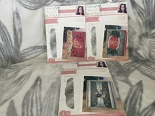 Crafters Companion XMAS BORDER DIES  POINS & HOLLY New 728876 LOT OF 3