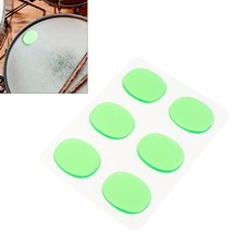 6pcs Drum Mute Pads Soft Silicone Drum Silencer Dampeners for Drums Tone Control