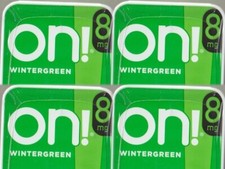 ON Wintergreen Lozenge 8 mg 4 PACKS --80 PIECES -- TOBACCO FREE 