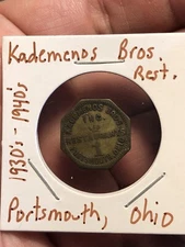 Trade Token - KBI Kademenos Bros Inc - Portsmouth, Ohio