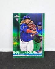 GREEN REFRACTOR #/99 Vladimir Guerrero Jr Rookie 2019 Topps Chrome Update #21