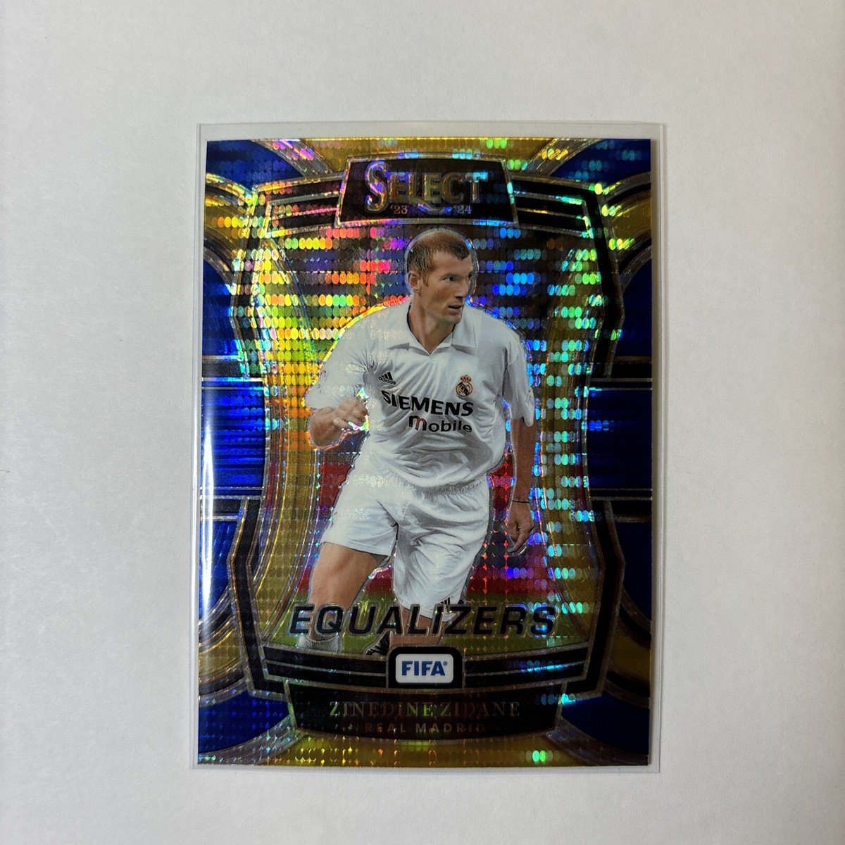 ZIDANE ジダン ボルビック　当選品 Zinedine Zidane 2023-24 Panini Select FIFA Soccer Real Madrid Blue