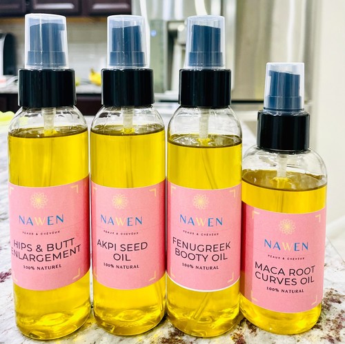 Akpi Seed and Fenugreek Oil for Hips and Butt Enhancement Curve Oil - Picture 3 of 6