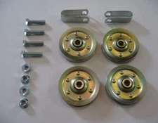 USA Premium Store Garage Door 3" Pulley Set with Hardware