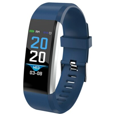 SMART WATCH FITNESS HERZFREQUENZ TRACKER WASSERDICHT BLUETOOTH SMARTPHONE KOMPATIBEL