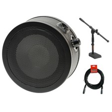 SOLOMON MiCS LoFReQ Dynamic Capture Mic Black w/ Mic Stand  XLR Cable