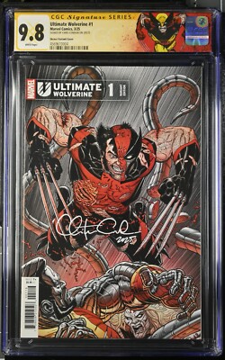 Ultimate Wolverine 1 CGC 9.8 Steve Skroce 1:25 Signed by Chris Condon