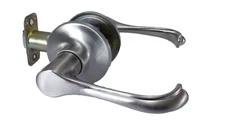 Woodwind Series Lever Passage Lock SN Satin Nickel Door Hardware 901-US15-PS